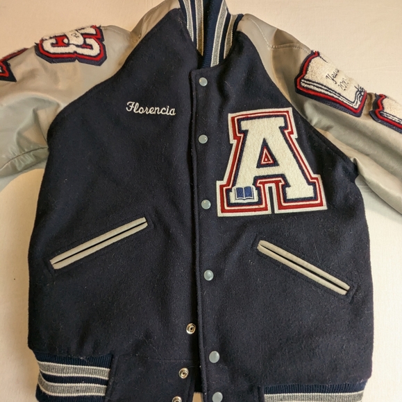 Vintage High School Varsity Jacket. - Picture 1 of 9